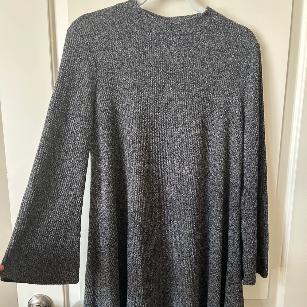 Old Navy Charcoal Long Sleeve Dress